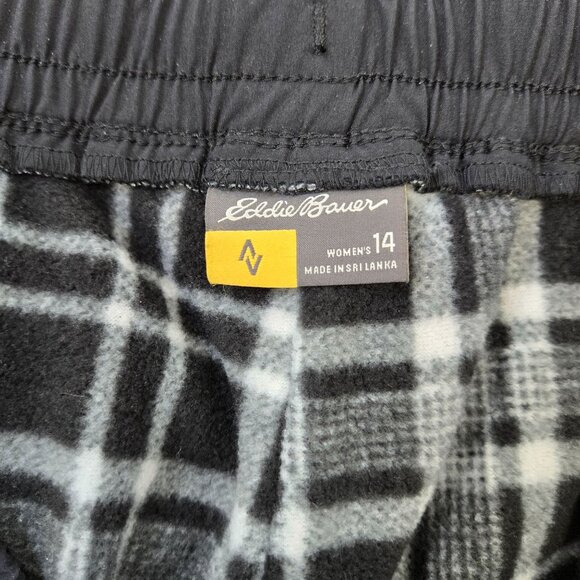 Eddie Bauer Flannel Lined Activewear Cargo Pants Size 14 - Picture 3 of 8